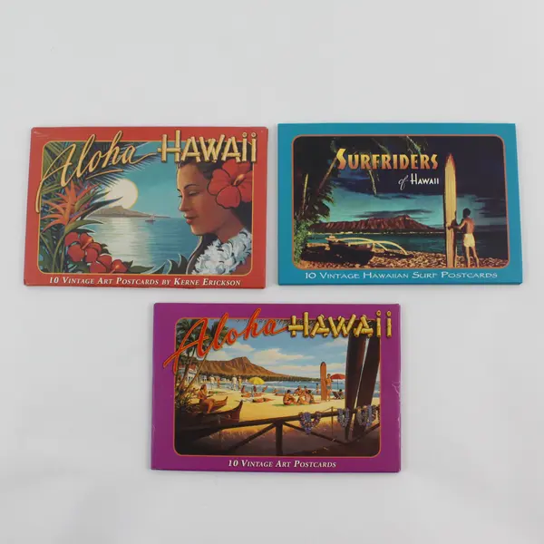 Lot of 7 Pacific Island Art Post Card Packets of 10 each New