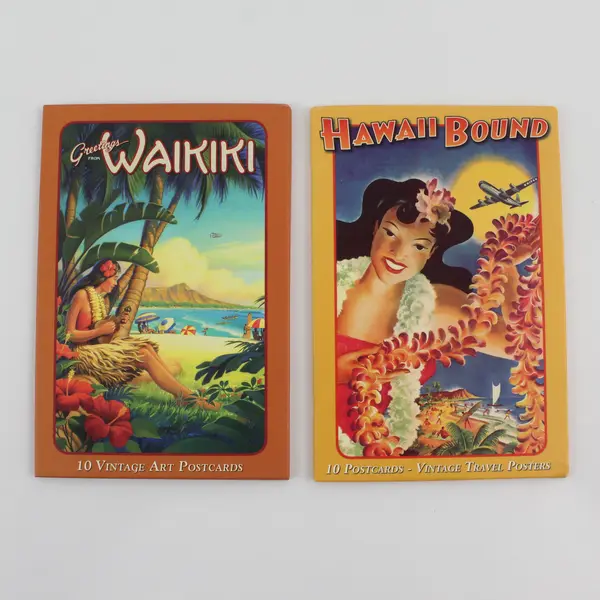 Lot of 7 Pacific Island Art Post Card Packets of 10 each New