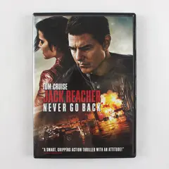 Never Go Back DVD, Jack Reacher 2016 