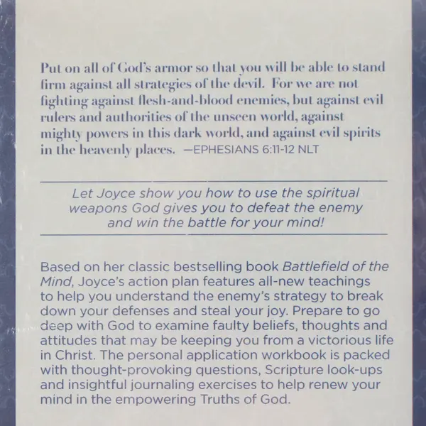 Joyce Meyer Battlefield of the Mind DVD, CD & Workbook Journal Set, Sealed 