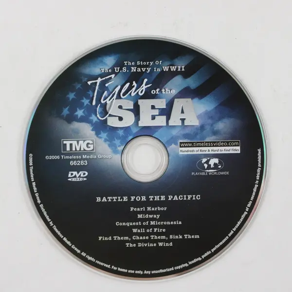 Timeless Media Group Tigers of the Sea 2-DVD Set WWII Naval Documentary 2007