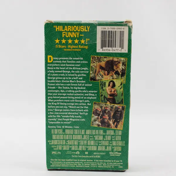 Disney's George of the Jungle VHS Tape 1997, #C3040 