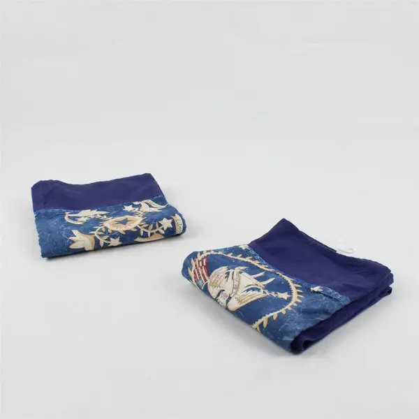 Lot Of 2 Kane Home Matching Blue USA Dish Towels 100% Cotton 17.5" x 26"