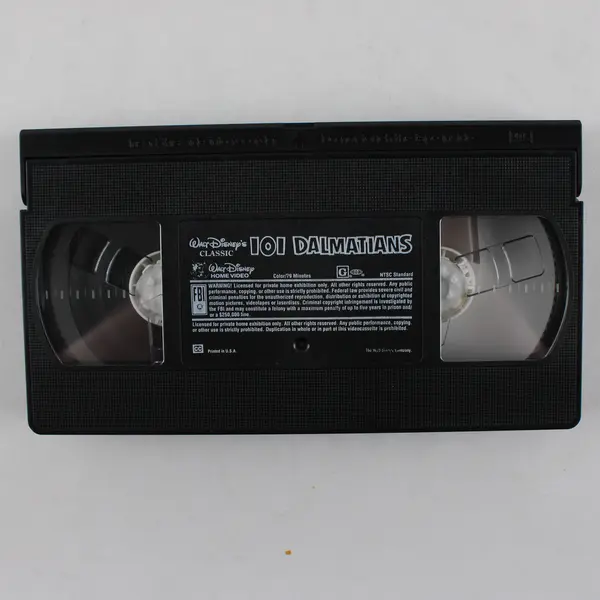 Walt Disney's Classic 101 Dalmatians VHS Tape 1992 #1263