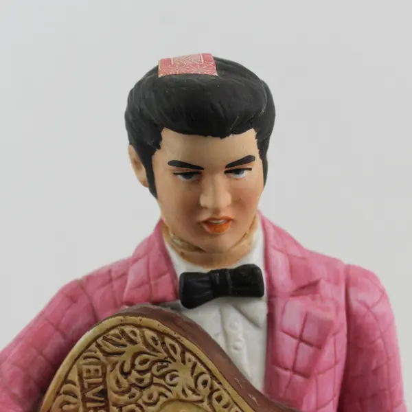 McCormick Elvis Presley Yours Elvis '55 Porcelain Empty Decanter Music Box