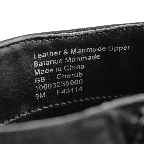 Giani Bernini Black Leather Wedge Booties Women's US 9M