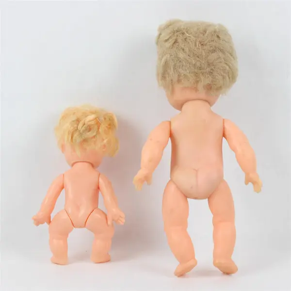 Lot of 2 Vintage Baby Dolls Rooted Hair Sleep Eyes One Collette 1054BD