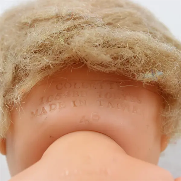 Lot of 2 Vintage Baby Dolls Rooted Hair Sleep Eyes One Collette 1054BD