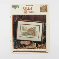 Burton Dye Fall's Mill Cross Stitch Pattern Vol 10201 1990