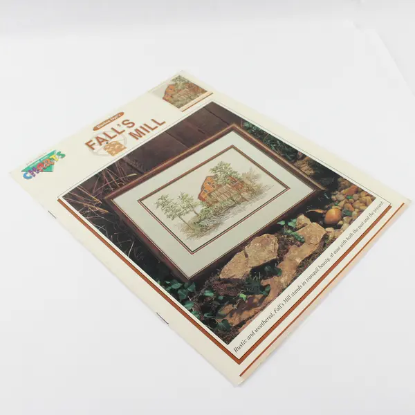Burton Dye Fall's Mill Cross Stitch Pattern Vol 10201 1990