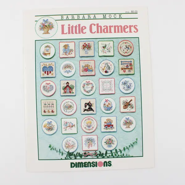 Dimensions Little Charmers Cross-Stitch Patterns by Barbara Mock 1991