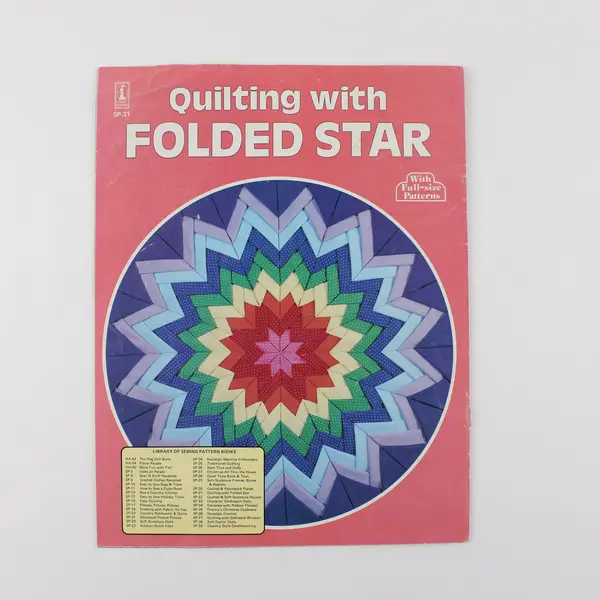 Craft Course SP-31 Quilting With Folded Star Pattern Leaflet