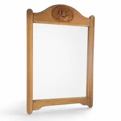 Nautical Wood Wall Mirror Arched Top Ship  Galleon Beach Decor - Local Pickup