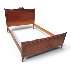 Rway Furniture Vintage Pagoda Chinoiserie Full Bed Frame - Freight/Local Pickup