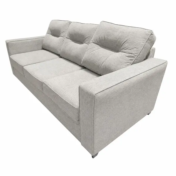 Set of 2 Couches Gray Loveseat and 3-Seater Sofa - Local Pickup Only