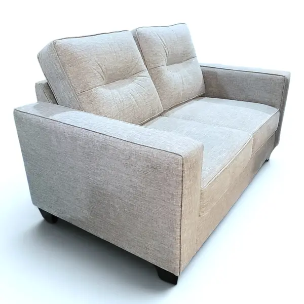 Set of 2 Couches Gray Loveseat and 3-Seater Sofa - Local Pickup Only