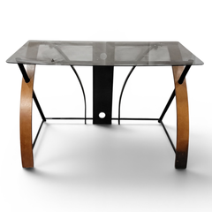 Bell'O Computer Desk With Curved Wood No Keyboard Drawer - Local Pickup Only