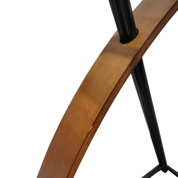 Bell'O Computer Desk With Curved Wood No Keyboard Drawer - Local Pickup Only