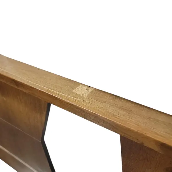 MCM Full Wood Bed Frame Headboard Footboard Set No Rails - Freight/Local Pickup