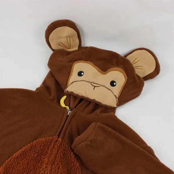 Spirit Halloween Adult Small Monkey One-Piece Costume Hooded