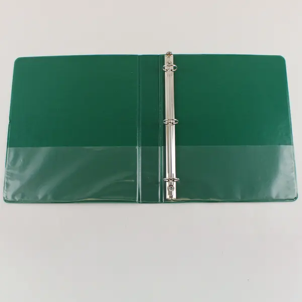 Lot of 3 Used 3-Ring Binders Pink Green Brown 1.5in 2in Edward Jones