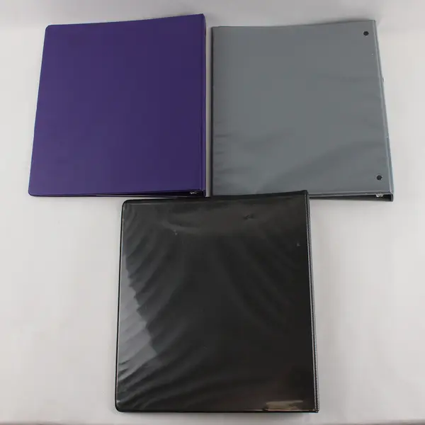 Lot of 3 Staples Cascade Unbranded 3-Ring Binders