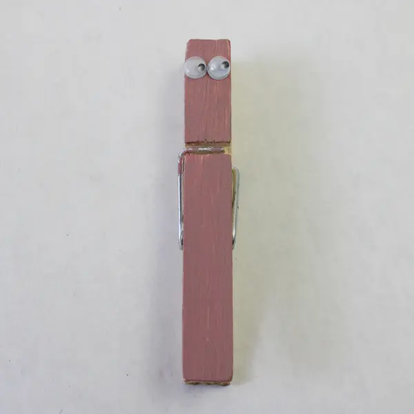 Lot of 16 Wooden Clothespins for Crafts DIY Painted Used