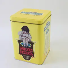 Ghirardelli Semi-Sweet Chocolate Chips Vintage 1996 Metal Tin Collectible