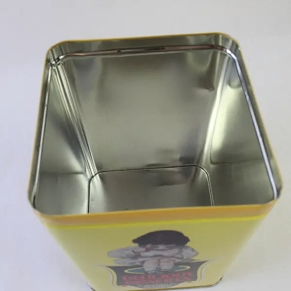 Ghirardelli Semi-Sweet Chocolate Chips Vintage 1996 Metal Tin Collectible