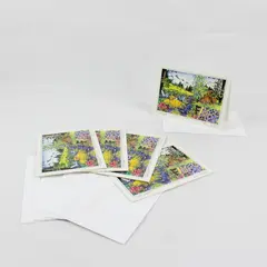 Set of 5 Diane Phalen Watercolors Sisters Sampler Blank Notecards Unused