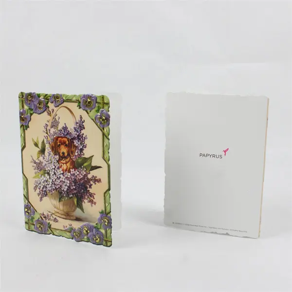 Papyrus Dachshund Dog Blank Notecards 2006 Vintage Partial Set of 9