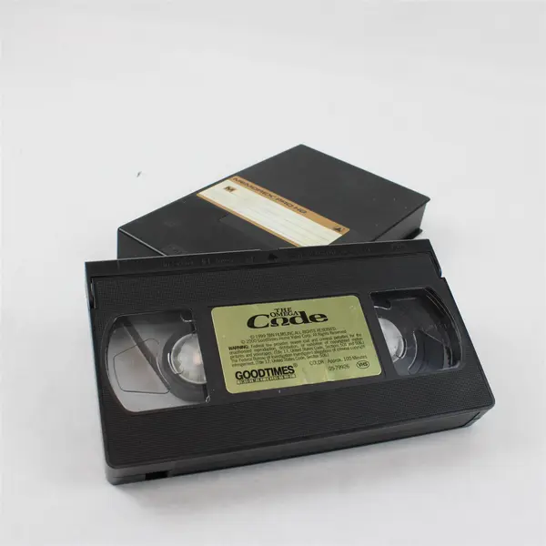The Omega Code VHS Michael York Used Memorex Replacement Case