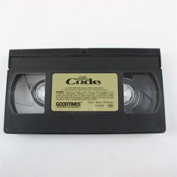 The Omega Code VHS Michael York Used Memorex Replacement Case