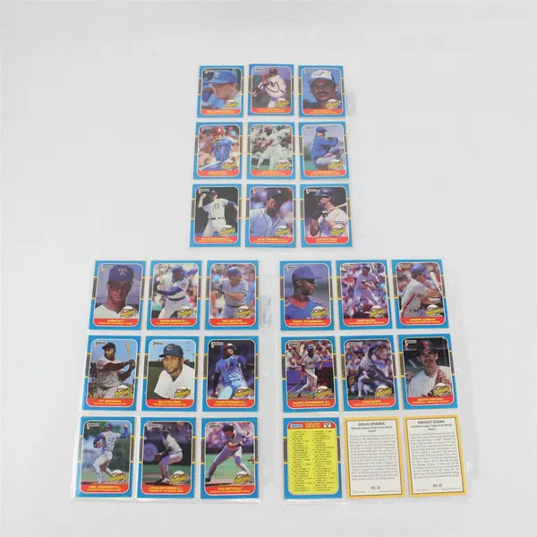 Lot of 52 Donruss Highlights Baseball Trading 1987 Season