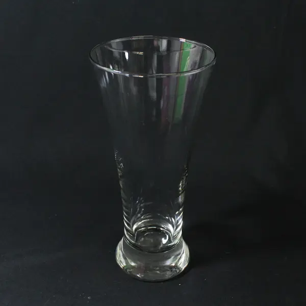 Set of 4 Libbey Glass Pilsner Beer Glasses 8"