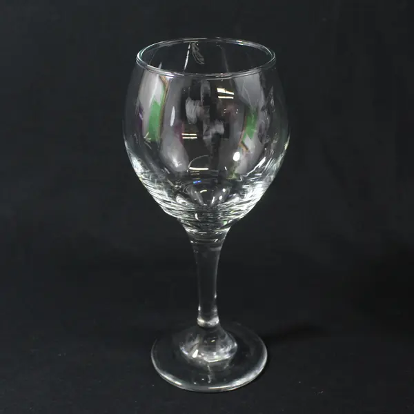 Set Of 3 Libbey Heavy Clear Wine Glasses 7 7/8"