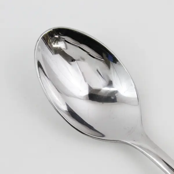 Lot of 2 Gourmet Settings Unknown Pattern 18/C SS Oval Soup Spoons 8.25"