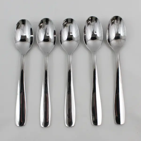 Lot of 5 Gourmet Settings Cabaret Pattern 18/C SS Oval Soup Spoons 8.25"
