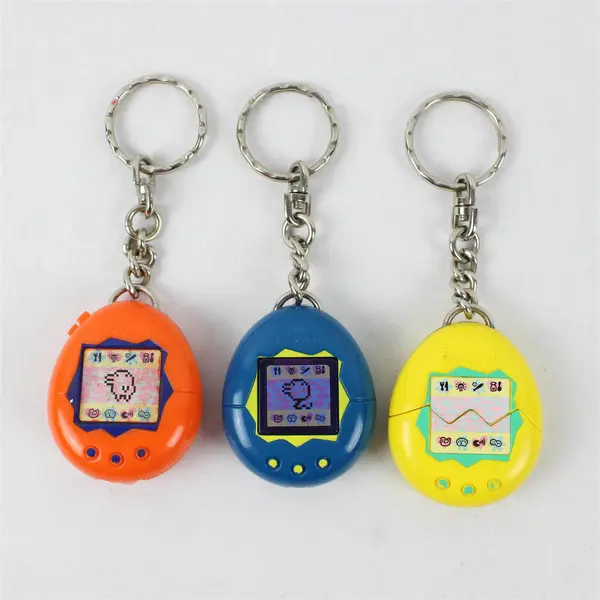 Lot of 3 Vintage 1997 Tamagotchi McDonalds Bandai Keychain Toys