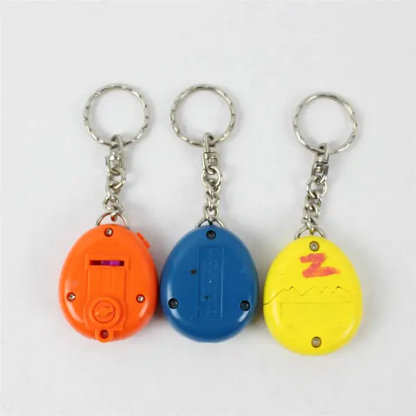 Lot of 3 Vintage 1997 Tamagotchi McDonalds Bandai Keychain Toys
