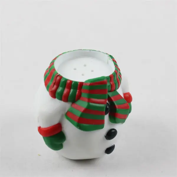 NIB Vintage Avon Gift Collection Top Hat Snowman Salt & Pepper Shaker