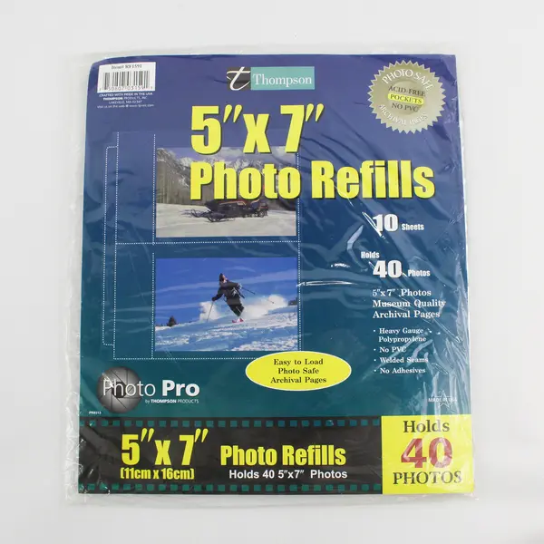 Lot of 3 Thompson Photo Pro Refill Packages New Sealed for 5" x 7" &  3.5" x 5" 