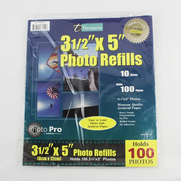Lot of 3 Thompson Photo Pro Refill Packages New Sealed for 5" x 7" &  3.5" x 5" 