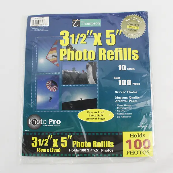 Lot of 3 Thompson Photo Pro Refill Packages New Sealed for 5" x 7" &  3.5" x 5" 