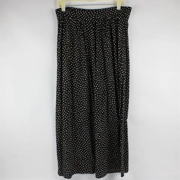 VTG Marsha Brander Componix Women's S Black & White Maxi Skirt