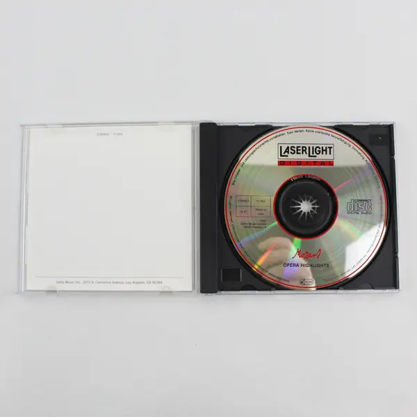 Lot of 2 1990 Mozart LaserLight Digital Music CD Series Volumes 2 & 10