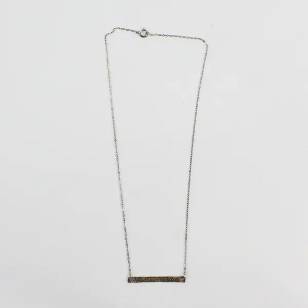 HML Silver-Tone Fine Dainty Chain Necklace 18"