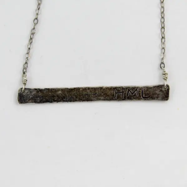 HML Silver-Tone Fine Dainty Chain Necklace 18"