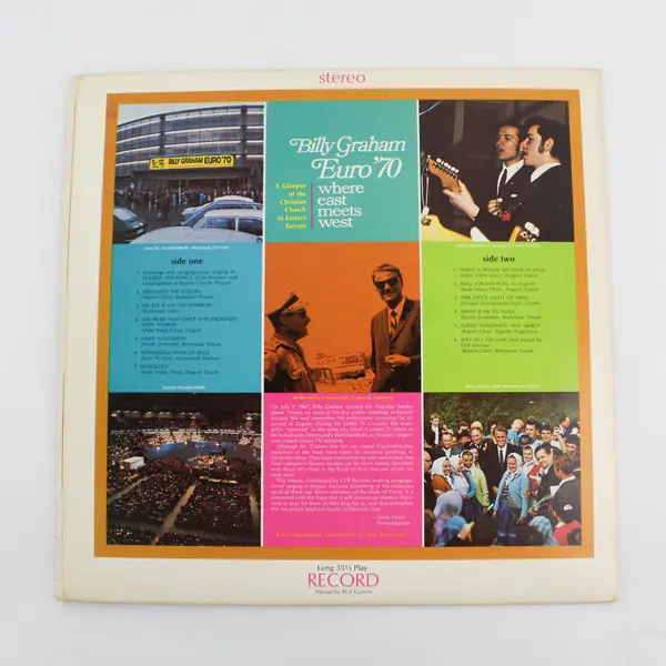 Billy Graham – Euro '70: Where East Meets West 12" Vinyl Record 