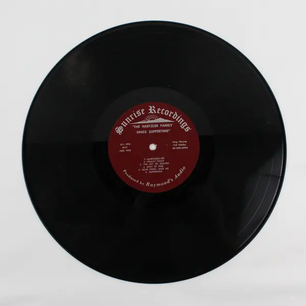 Singing The Gospel The Hartzler Family Supper Time 12" Vinyl Record
